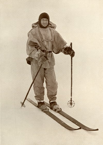 Capitano Scott sugli sci, c1910-1913, 1913 da Herbert Ponting