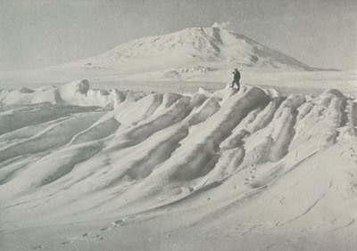 Monte Erebus su un iceberg eroso dall