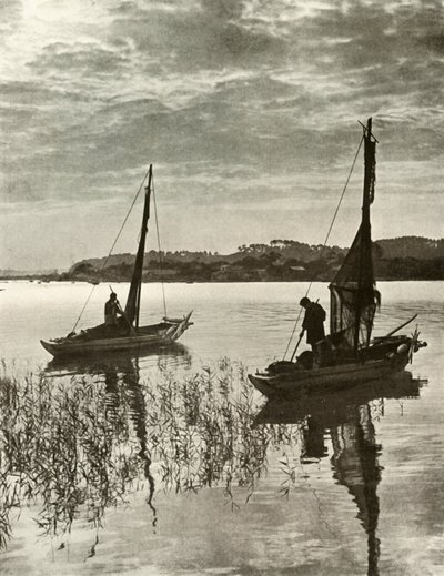 Sulla baia di Tokyo, 1910 da Herbert Ponting