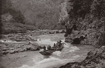 Discesa delle Rapide del Fiume Katsura da Herbert Ponting