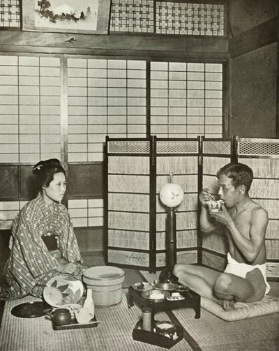 Negligé estivo a Kumamoto, 1910 da Herbert Ponting