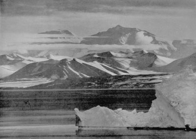 Telefotografia della scarpata del Monte Lister, 10 febbraio 1911, 1913 da Herbert Ponting
