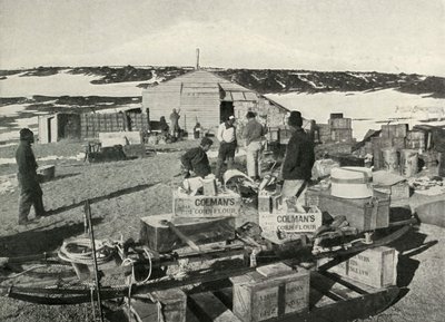 La condizione degli affari una settimana dopo lo sbarco, 1911, 1913 da Herbert Ponting