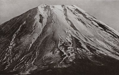 La cresta del Fuji, una telefoto da Shoji da Herbert Ponting