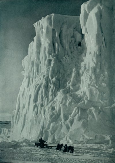 La punta del ghiacciaio Barne, c1910-1913, 1913 da Herbert Ponting