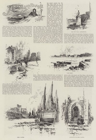 Una passeggiata nella terra di Man da Herbert Railton