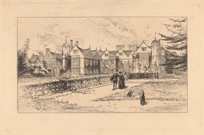Charlecote dalla terrazza da Herbert Railton