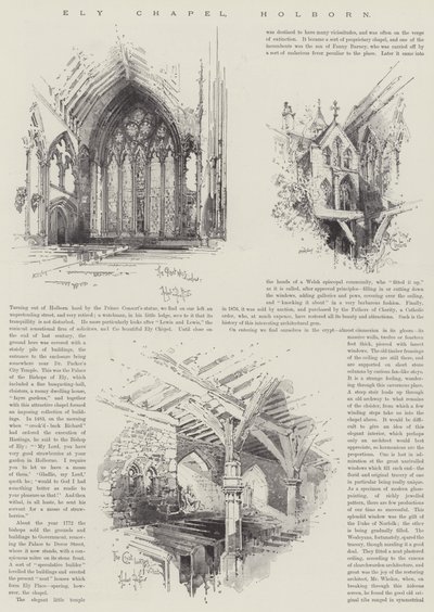Cappella di Ely, Holborn da Herbert Railton