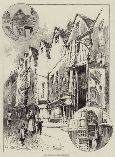 Vecchie case a Bermondsey da Herbert Railton