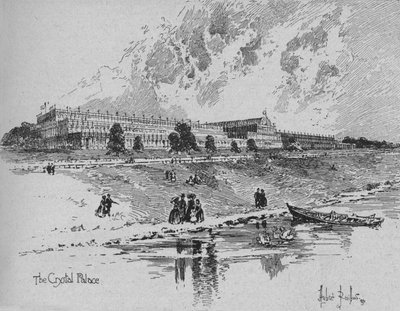 Il Crystal Palace a Hyde Park, Londra, 1851, 1891 da Herbert Railton