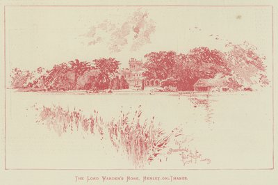 La casa del Lord Warden, Henley-on-Thames da Herbert Railton