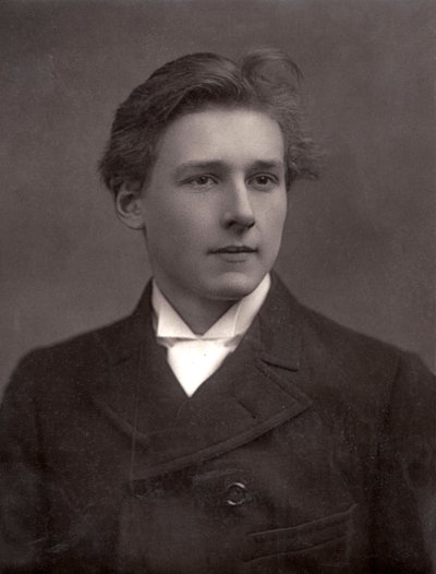 Edward Gordon Craig, 1890 circa (foto) da Herbert Rose Barraud