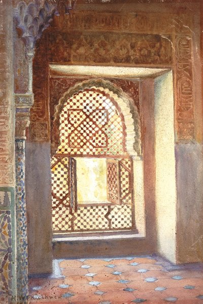 Una finestra nella sala della giustizia da Herbert W. Faulkner