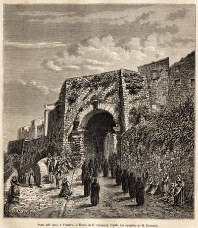 Una processione religiosa alla Porta dell