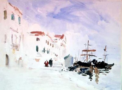 Navi ormeggiate vicino al Redentore, Venezia da Hercules Brabazon Brabazon