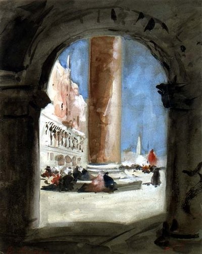La colonna di San Marco, Venezia da Hercules Brabazon Brabazon