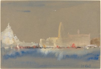 La Salute e il Palazzo Ducale dal Bacino di San Marco da Hercules Brabazon Brabazon