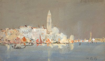 Capriccio veneziano con un campanile da Hercules Brabazon Brabazon