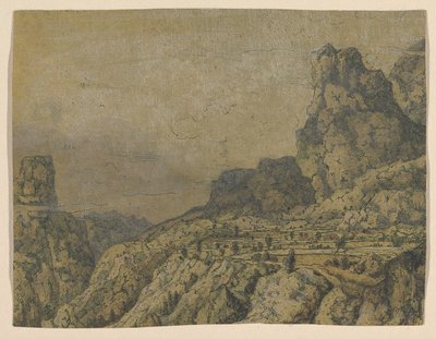 Valle di montagna con un altopiano da Hercules Seger
