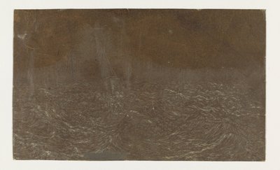Nave in acque agitate da Hercules Segers