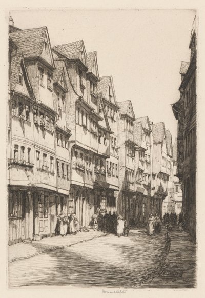 Klostergasse, Francoforte da Herman Armour Webster