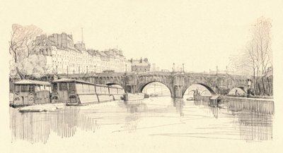 Il Pont Neuf visto dalle chiuse, 1915 da Herman Armour Webster
