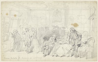 Osservazione artistica in una vecchia casa olandese da Herman Frederik Carel ten Kate