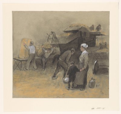 Raccolta del grano da Herman Heijenbrock (possibly)