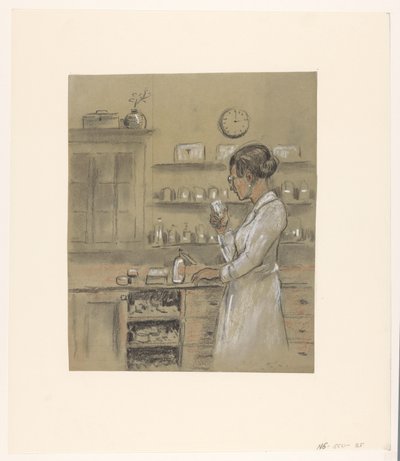 Donna in laboratorio da Herman Heijenbrock (possibly)