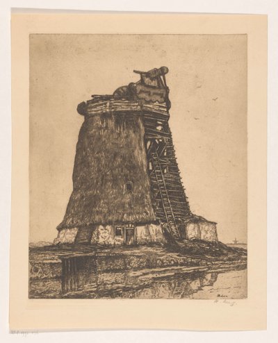 Mulino da Herman Heuff (signed by artist)