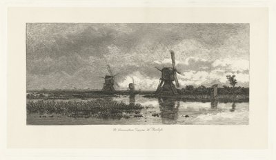 Paesaggio con mulini da Herman Löwenstam