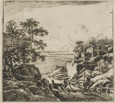 La cascata, dalla serie Set di paesaggi da Herman Naijwincx