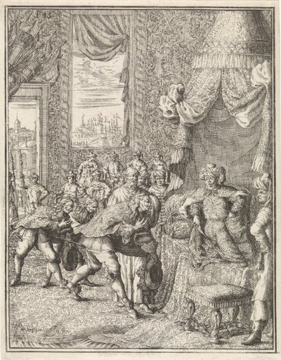 Vasco da Gama in udienza dal re di Calcutta da Herman Padtbrugge