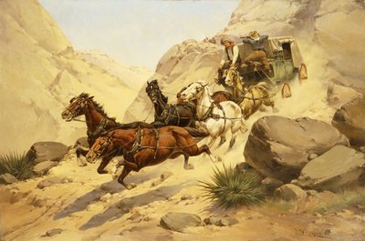 Attacco alla diligenza da Herman Wendleborg Hansen