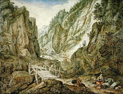 Paesaggio Montuoso da Herman the Younger Saftleven