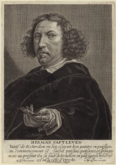Ritratto di Herman Saftleven il Giovane da Herman the Younger Saftleven