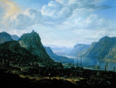 Veduta sul Reno da Herman the Younger Saftleven