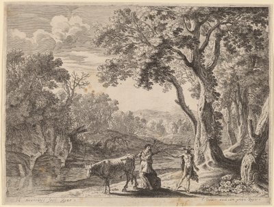 Battus trasformato in pietra da Herman van Swanevelt