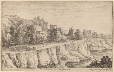 Chiesa di San Adriano sulla Via Flaminia da Herman van Swanevelt