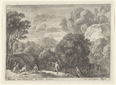Satiro danzante da Herman van Swanevelt