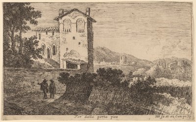 Villa fuori Porta Pia da Herman van Swanevelt