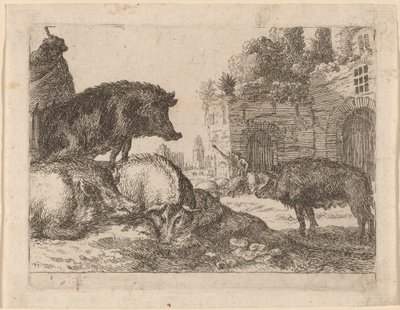 Maiali da Herman van Swanevelt