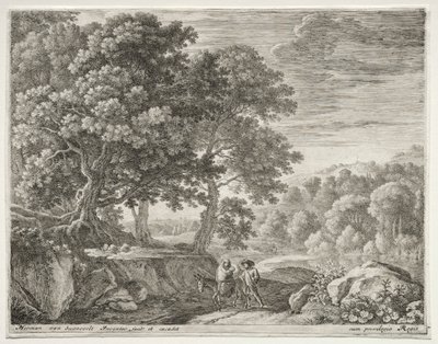 I piccoli angeli sulla collina da Herman van Swanevelt