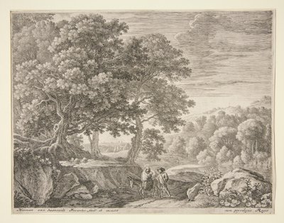 I piccoli angeli sulla collina, dal set La fuga in Egitto da Herman van Swanevelt