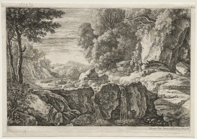 La Piccola Cascata da Herman van Swanevelt