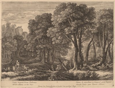 Venere Rapisce Adone da Herman van Swanevelt