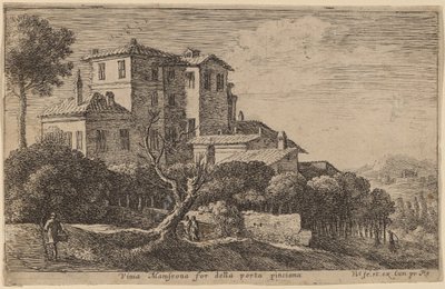Vista del Vigneto della Villa Mamsrona da Herman van Swanevelt