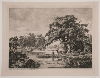 Paesaggio nella foresta di Hellebæk da Hermann Carmiencke