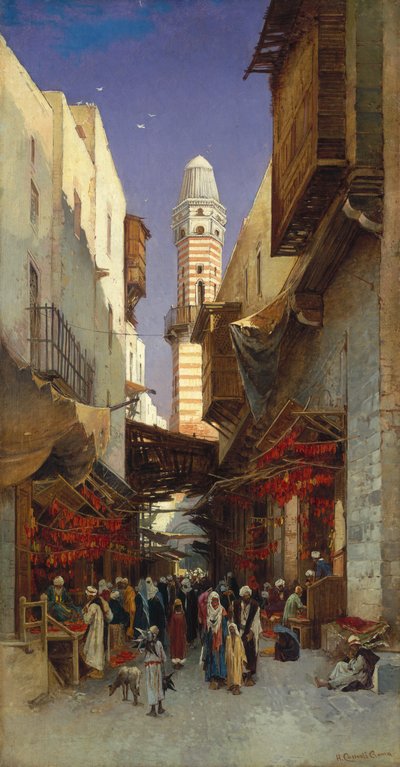 Un bazar egiziano da Hermann David Salomon Corrodi