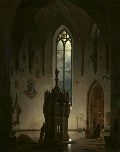 Cappella in rovina da Hermann Dyck